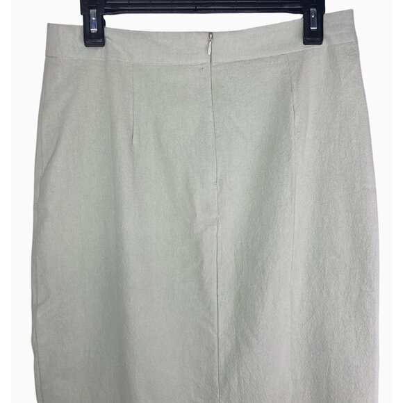 Anthropologie 4Th & Reckless Cheyanne Skirt Textured Midi Pencil Style Large - Picture 4 of 12